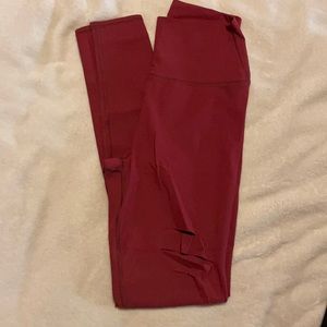 Alo High Waist Ripped Warrior leggings